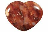 Colorful Carnelian Agate Heart #205287-1